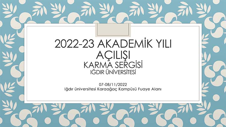 2022-23 AKADEMİK YILIAÇILIŞI